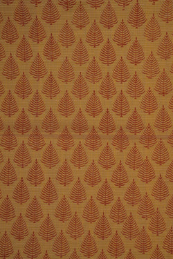 Image of Maheshwari Cotton Silk Mustard Saree