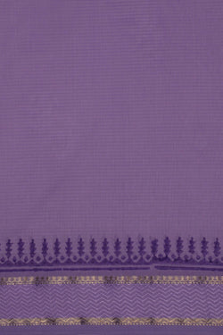 Image of Maheshwari Cotton Silk Purple Saree