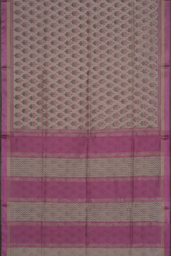 Image of Maheshwari Cotton Silk Off-White Saree