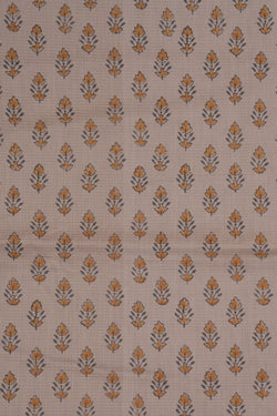 Image of Maheshwari Cotton Silk Off-White Saree