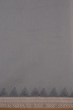 Image of Maheshwari Cotton Silk Off-White Saree