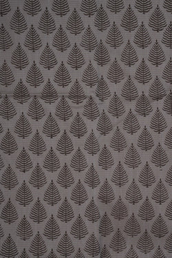 Image of Maheshwari Cotton Silk Grey Saree