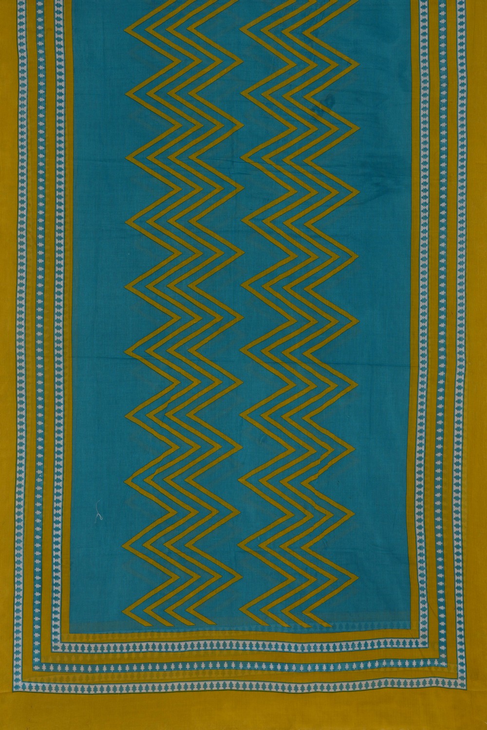 Image of Unstitched Suit Set Yellow Fabric (3 Pcs Set)