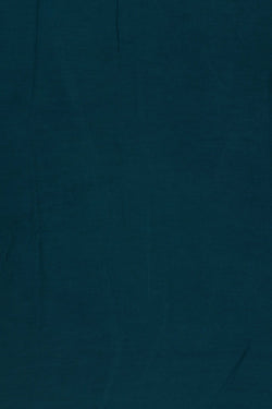 Image of Unstitched Suit Set Peacock Blue Fabric (3 Pcs Set)