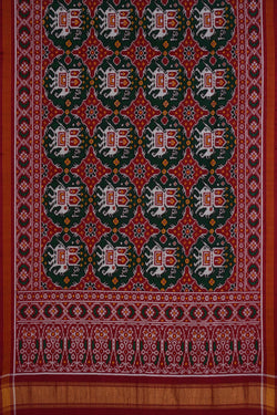 Image of Rajkot Silk Green Saree