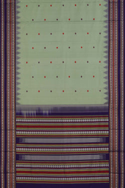 Image of Elegant South Silk Saree with Rudraksha Border