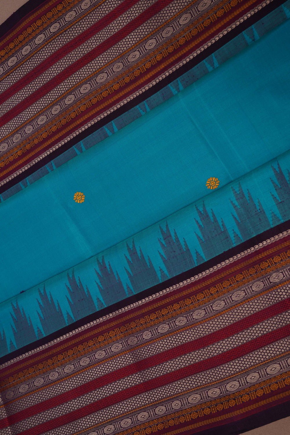 Image of Blue South Silk Saree