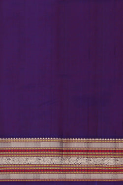 Image of Pink South Silk Saree with Rudraksha
