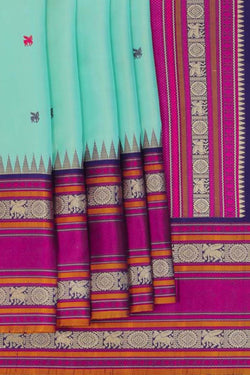 Image of Sea Green South Silk Saree