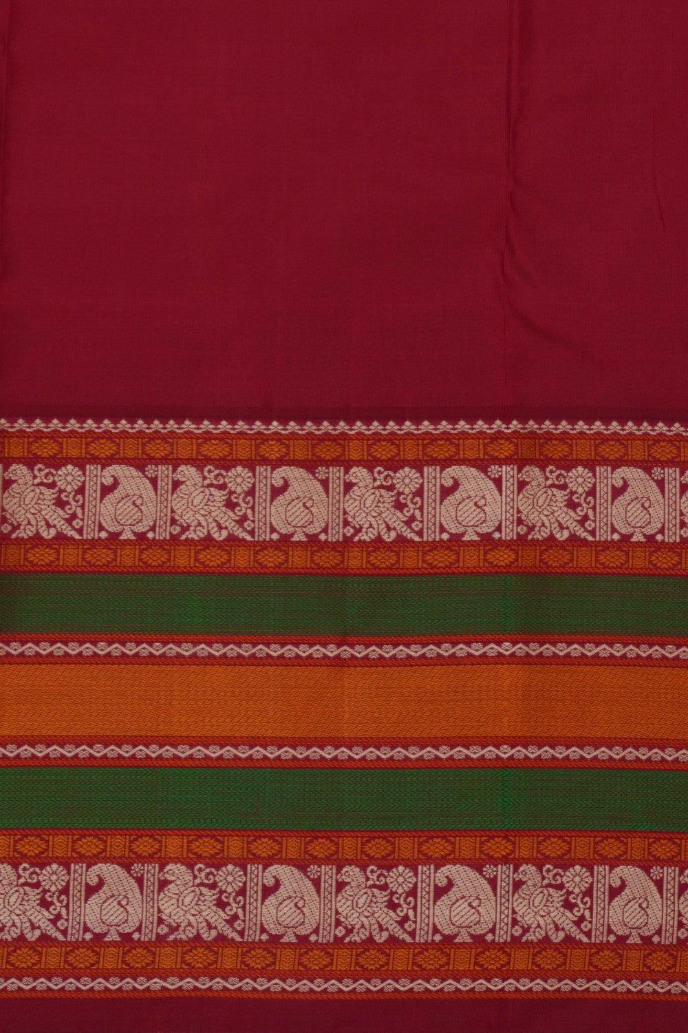 Cream South Silk Saree