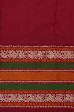 Image of Cream South Silk Saree