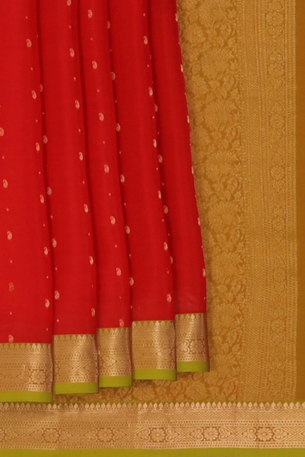 Red South Silk Saree
