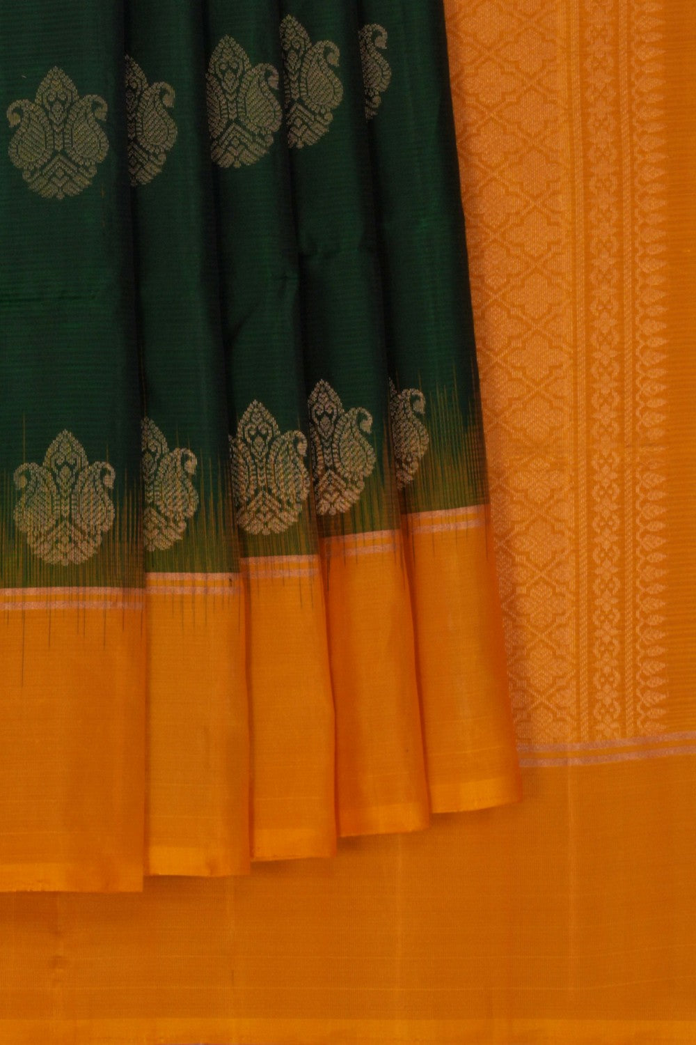 South Silk Green Saree