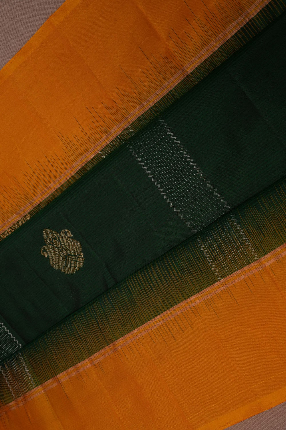 South Silk Green Saree