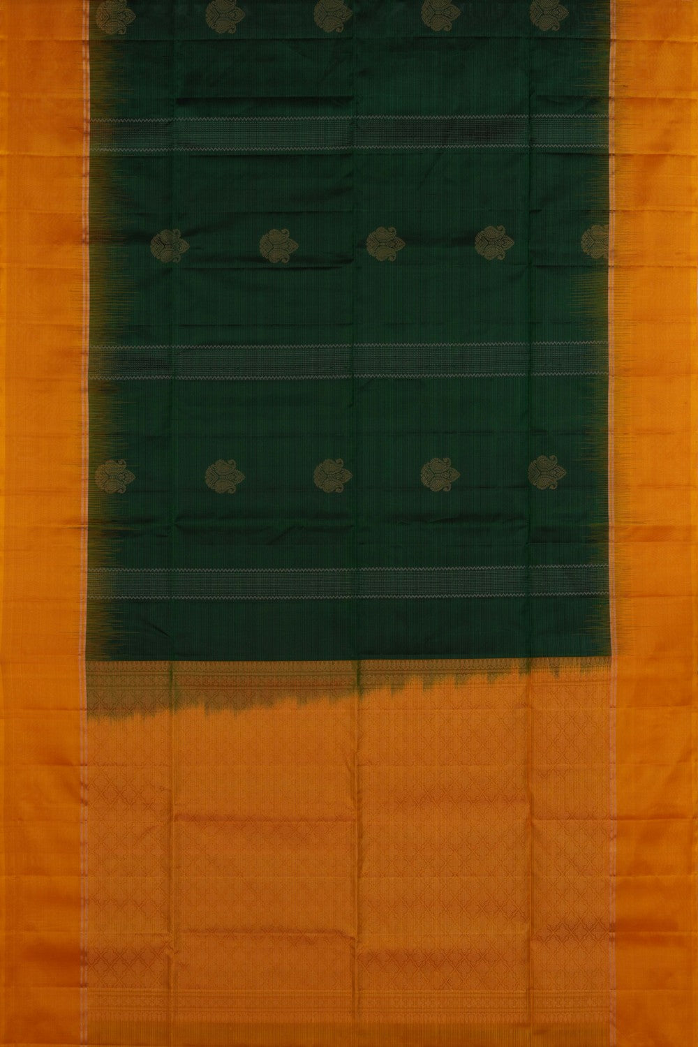South Silk Green Saree