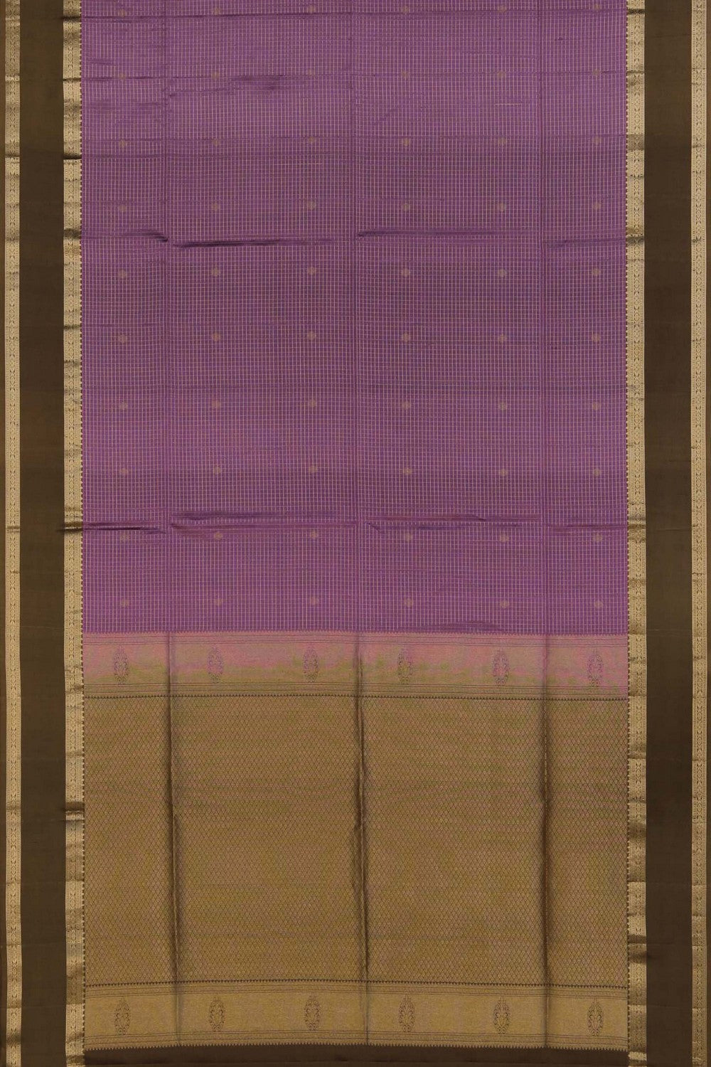 South Silk Purple Saree