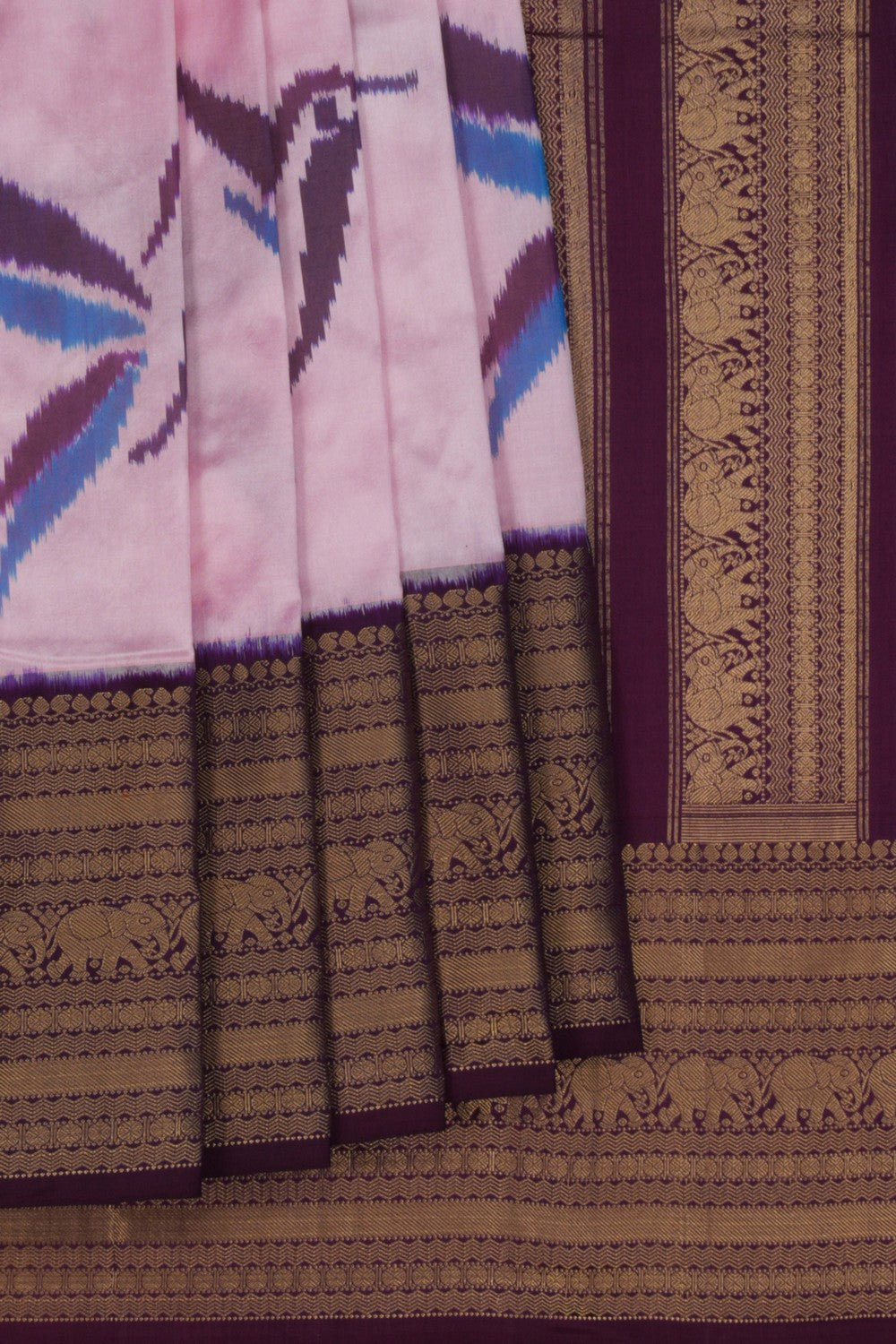 Pochampally Silk Pink Saree