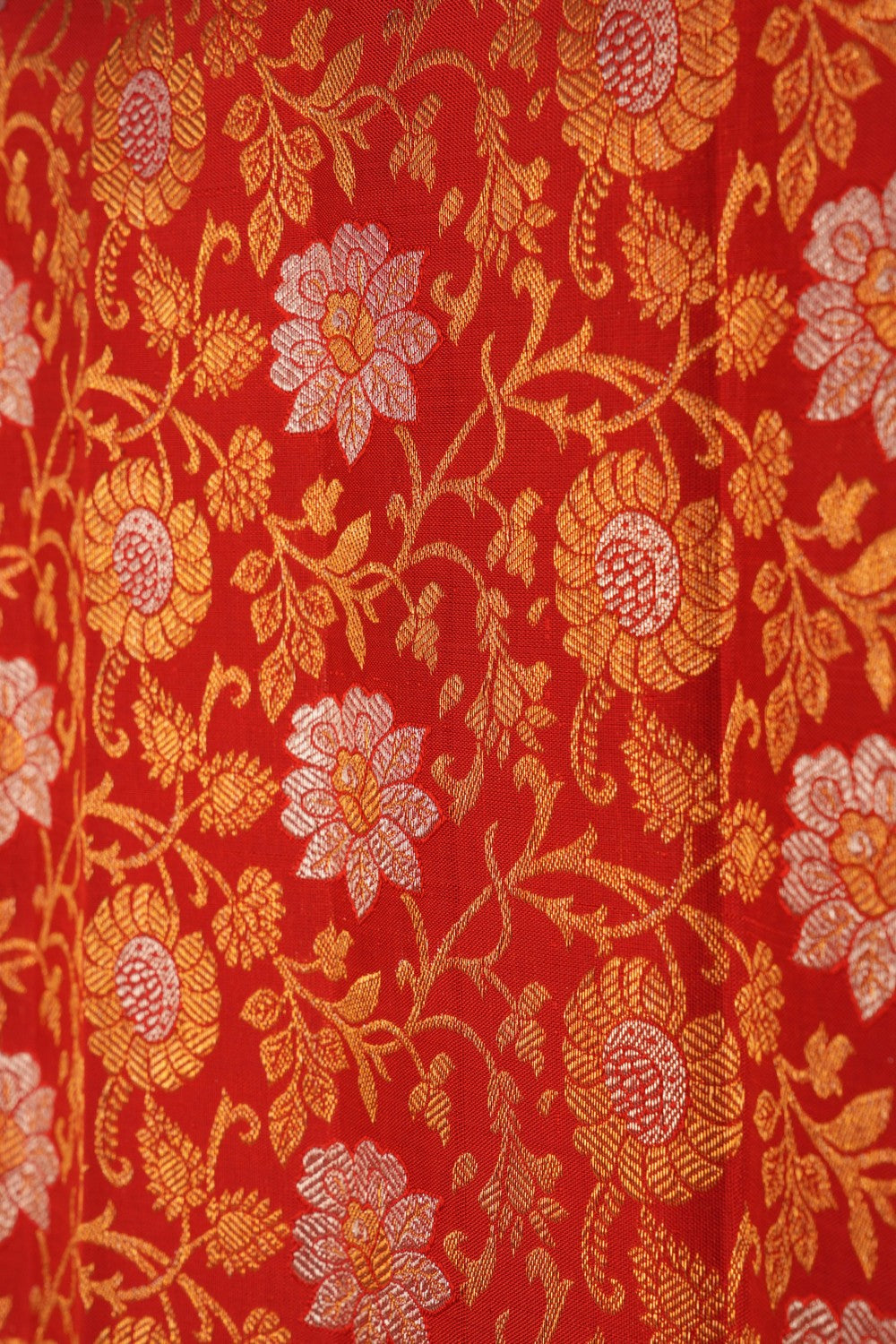 Red Brocade Kanchipattu Saree