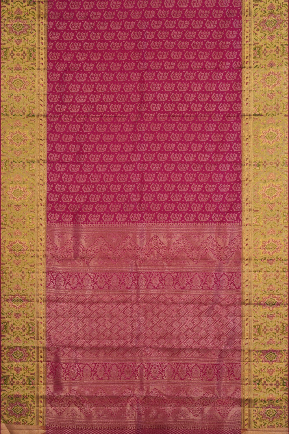 Kanchipattu Brocade Pink Saree