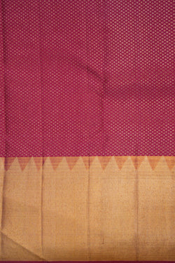 Image of Kanchipattu Brocade Pink Saree