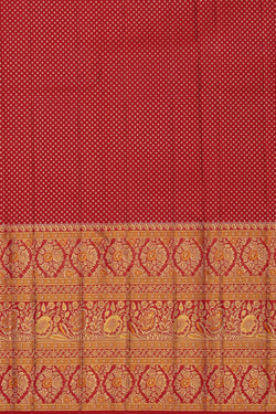 Image of Turquoise Green Brocade Kanchipattu Saree