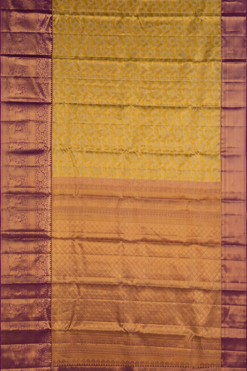 Gold Tissue Brocade Kanchipattu Saree