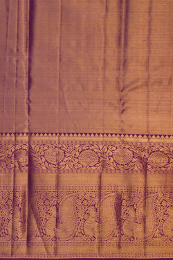 Image of Gold Tissue Brocade Kanchipattu Saree