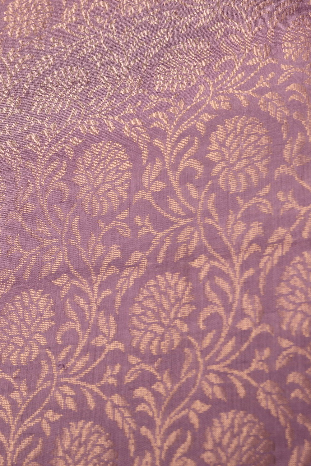 Image of South Silk Brocade Purple Saree