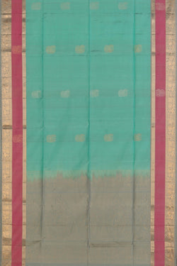 Image of South Silk Sage Green Saree