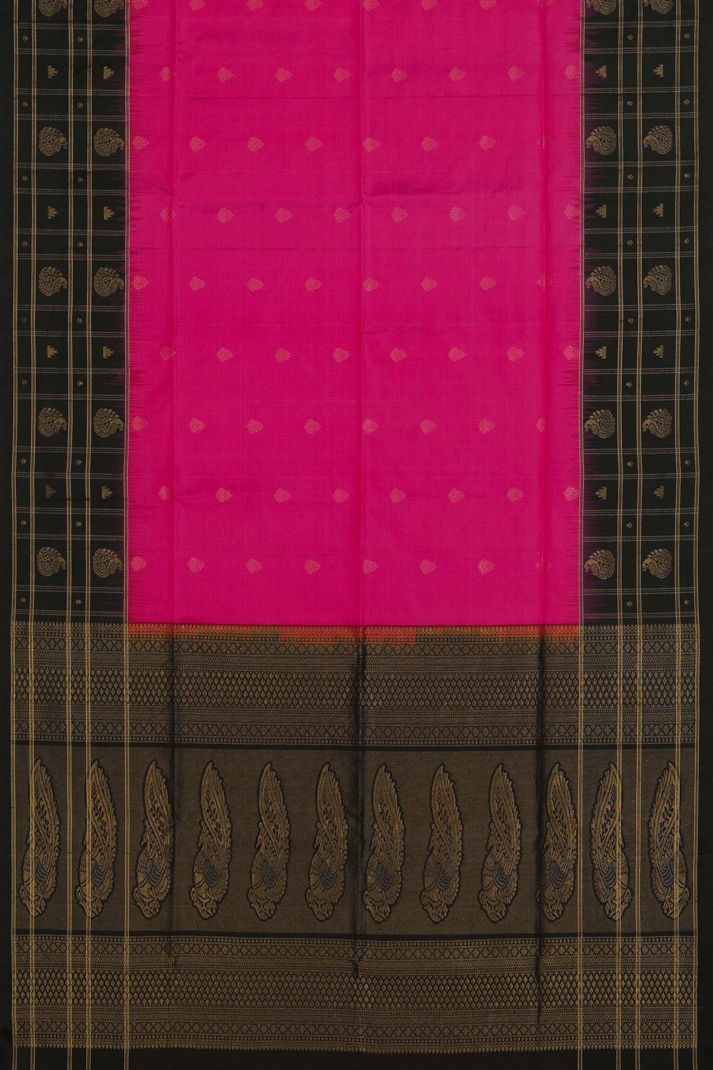 South Silk Pink Saree