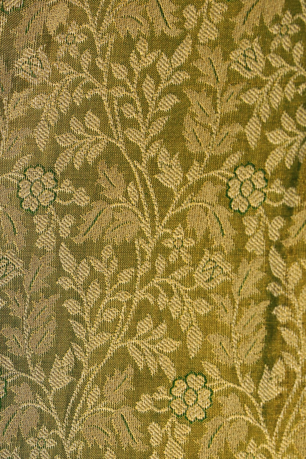Image of Green Brocade Kanchipattu Saree