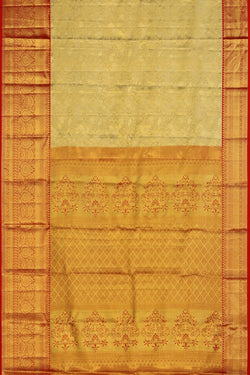 Image of Gold Tissue Brocade Kanchipattu Saree