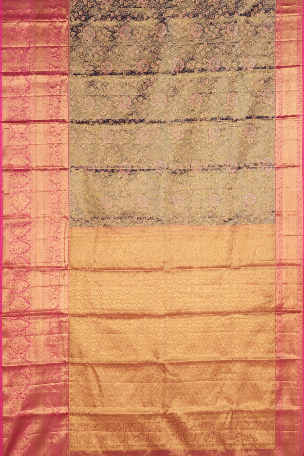Image of Kanchipattu Tissue Brocade Purple Saree