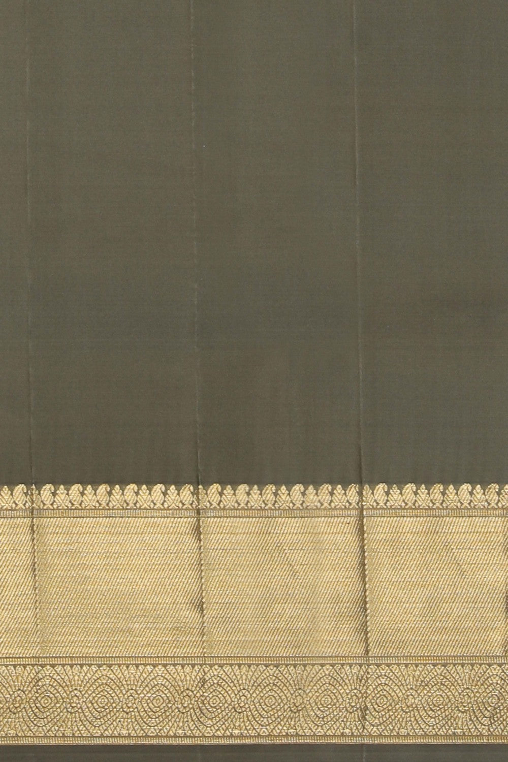 Image of Kanchipattu Brocade Grey Saree