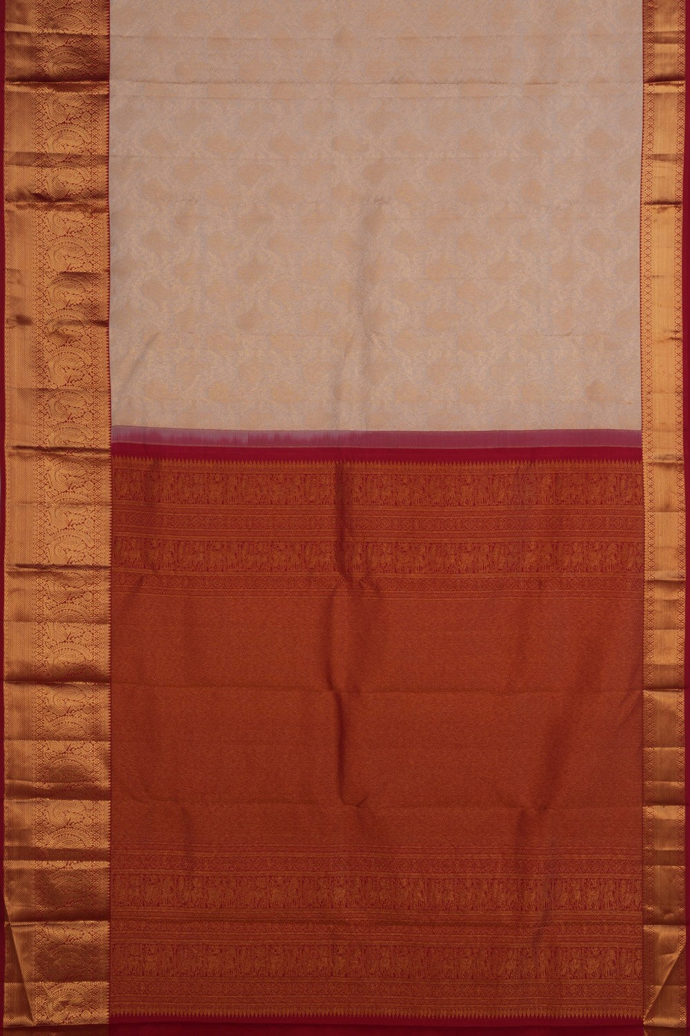 Gold Tissue Brocade Kanchipattu Saree