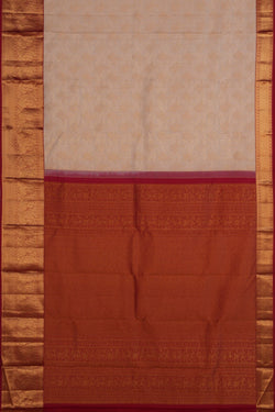 Image of Gold Tissue Brocade Kanchipattu Saree