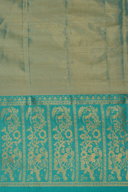 Image of Kanchipattu Tissue Brocade Gold Saree