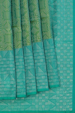 Image of Green South Silk Saree