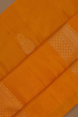Image of Sunlit Yellow South Silk Saree