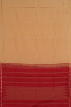 Image of Cream South Silk Saree