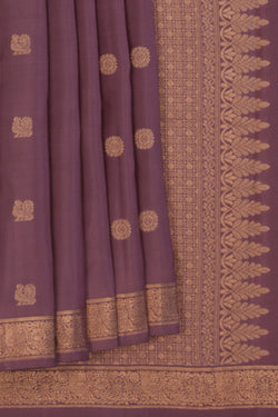 Image of Mauve South Silk Saree