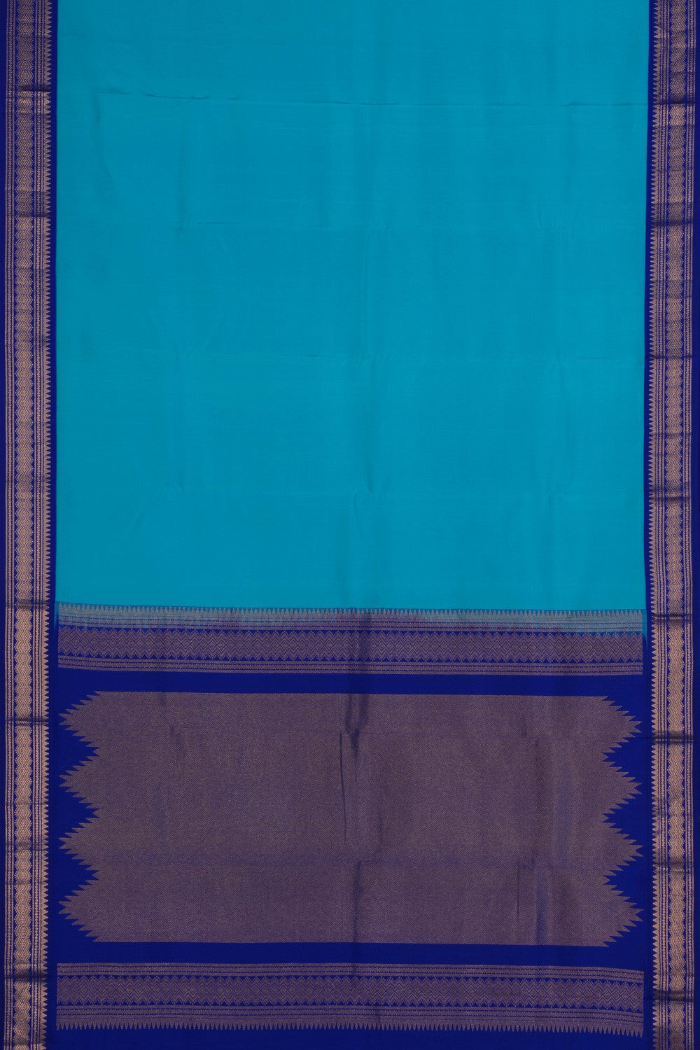 Image of Blue South Silk Saree