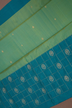 Image of Sea Green South Silk Saree