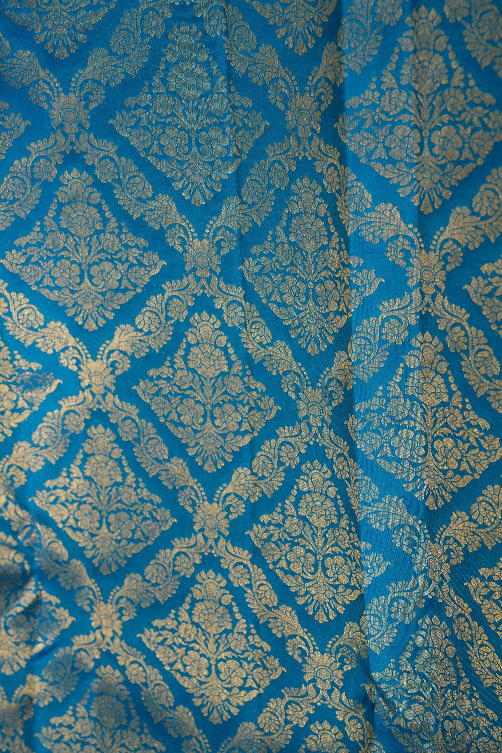 Kanchipattu Brocade Blue Saree