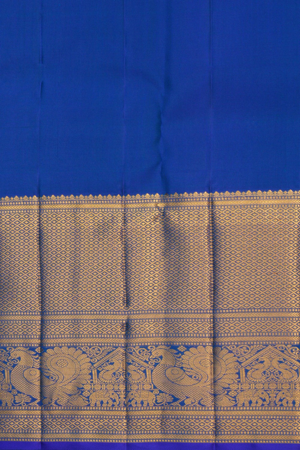 Kanchipattu Brocade Blue Saree