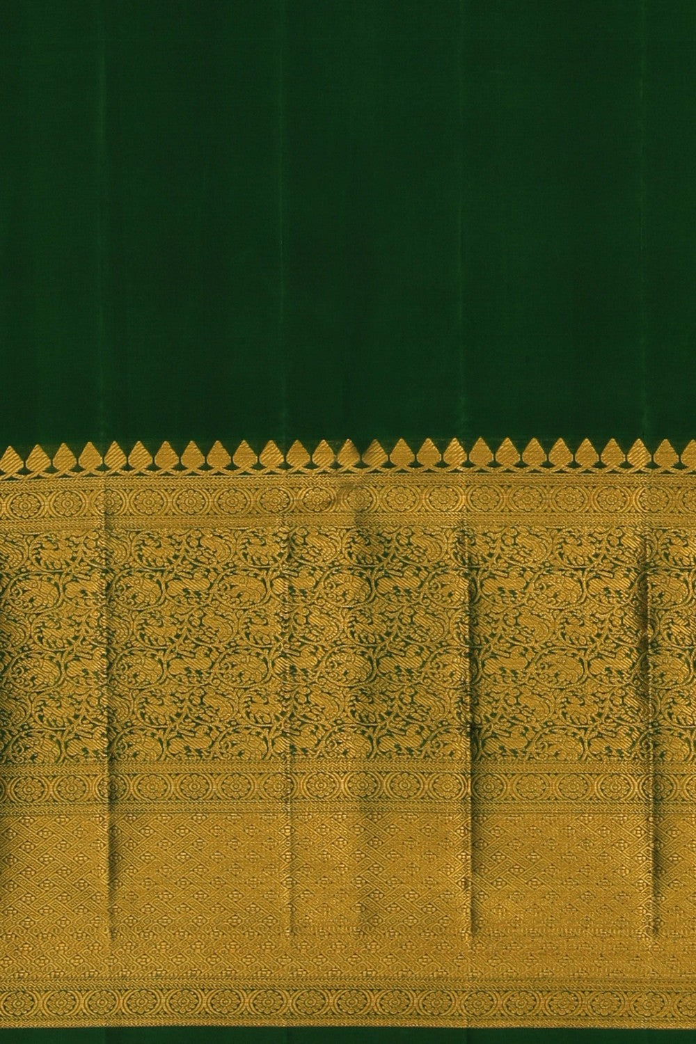 Red Brocade Kanchipattu Saree
