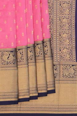 Image of South Silk Pink Saree