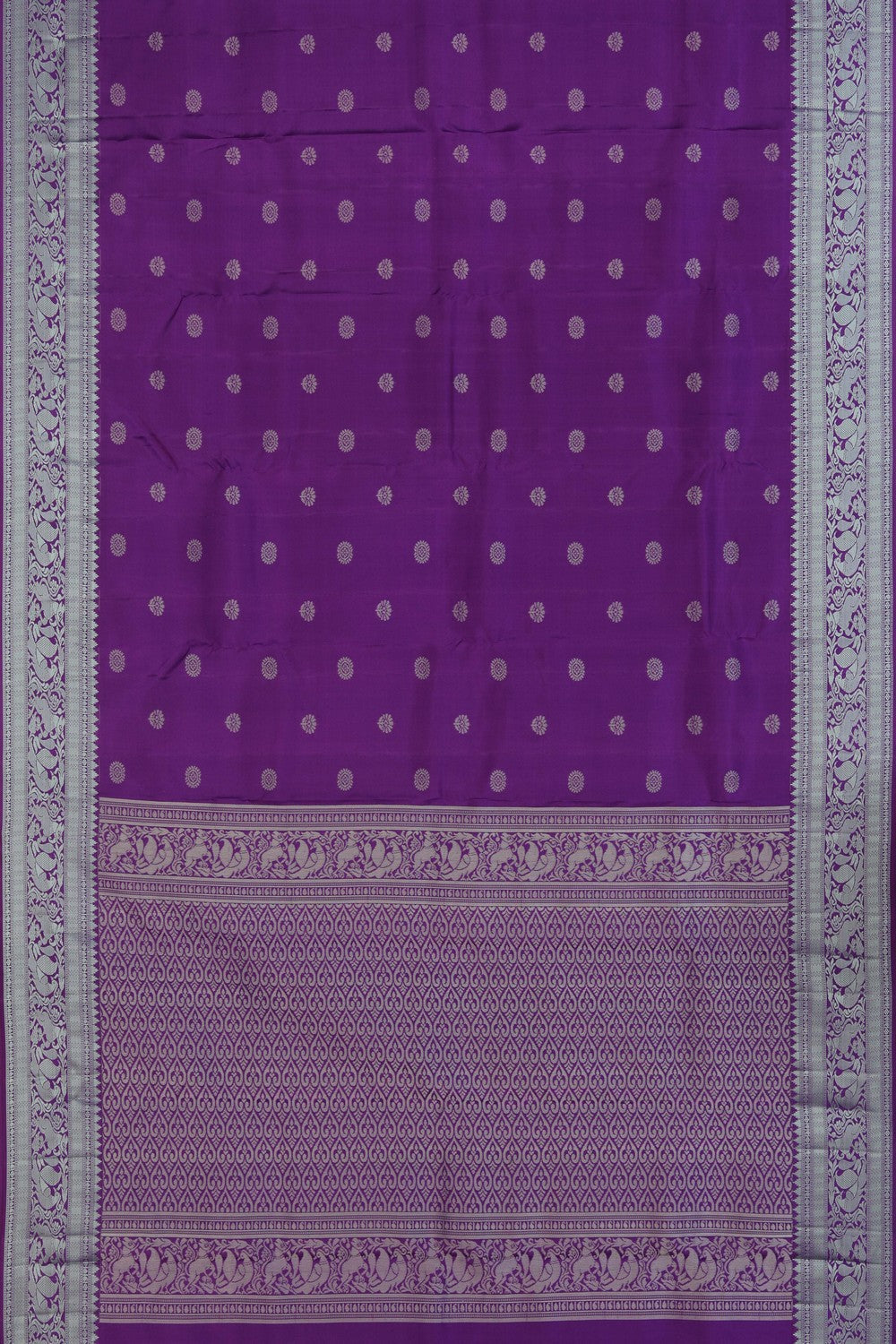 South Silk Purple Saree