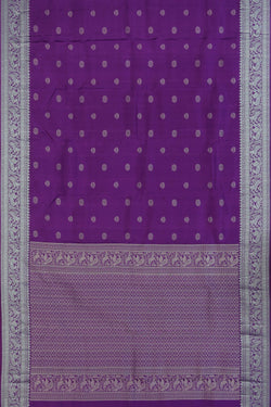 Image of South Silk Purple Saree