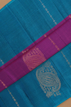 Image of South Silk Purple Saree